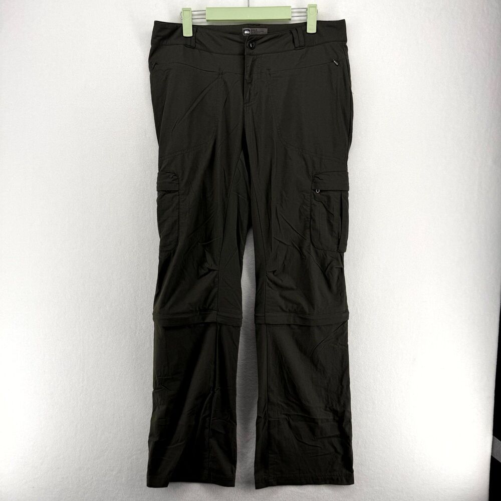 REI Embroidered Outdoor Pants‎ Gray Color Ladies Size 8